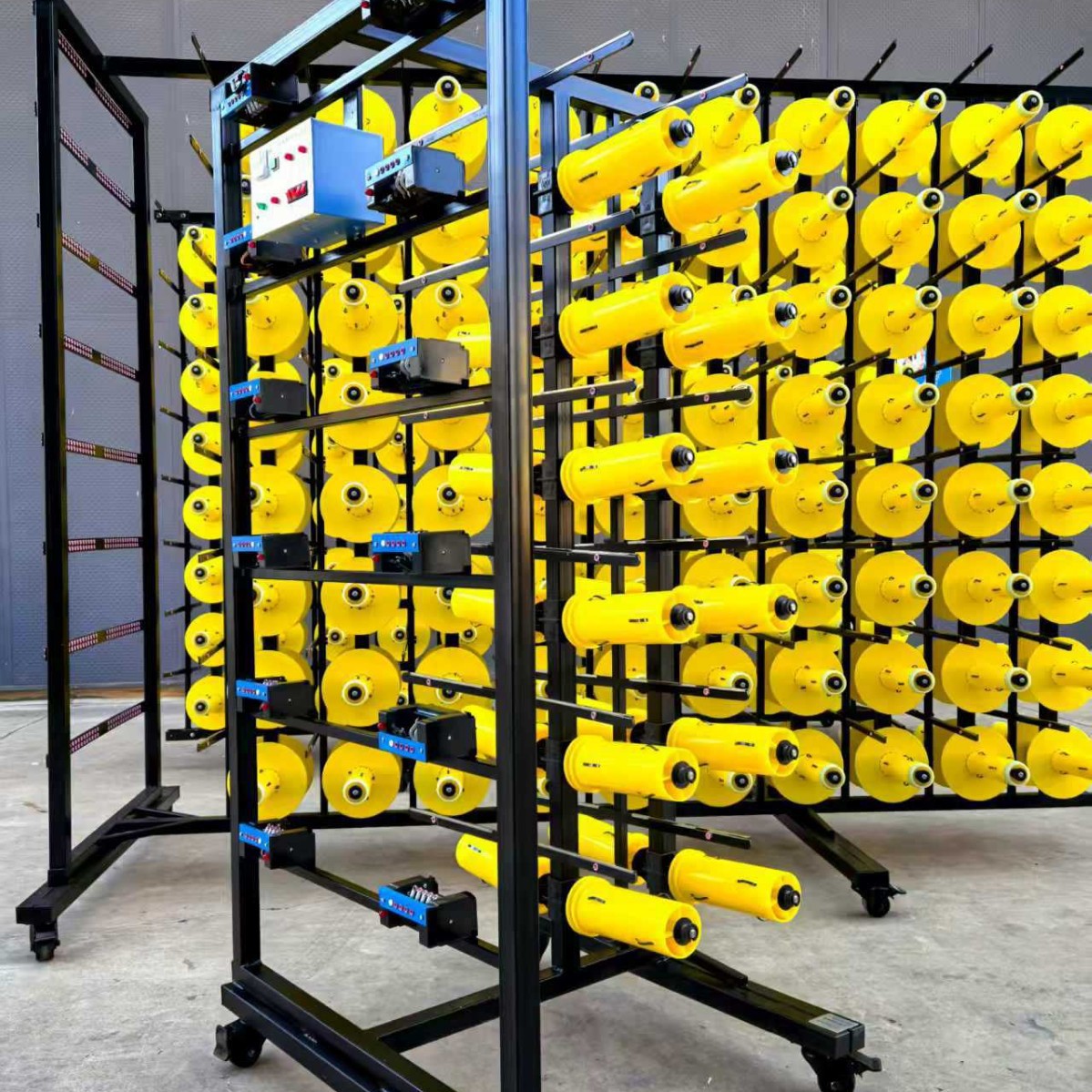 Yarn Rack, Winding Rack, Tension Yarn Rack, Combined Yarn and Weft Radial Unwinding, Tension Yarn Rack, Textile Yarn Rack