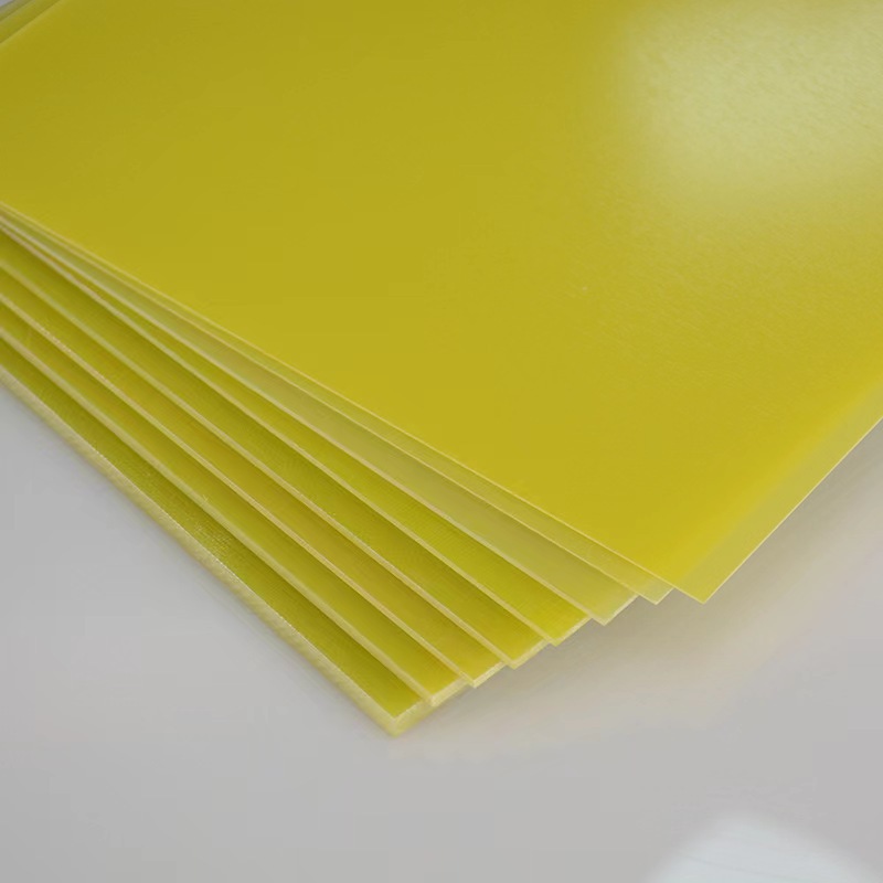 Fr4 Epoxy Resin Board Lithium Battery Insulation Processing Fiberglass Board High Temperature Resistant Flame Retardant Yellow 3240 Epoxy Board