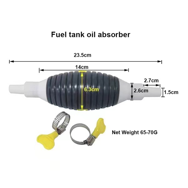 Manual oil extractor automobile fuel tank oil absorber oil extractor pipe oil extractor artifact oil absorber household
