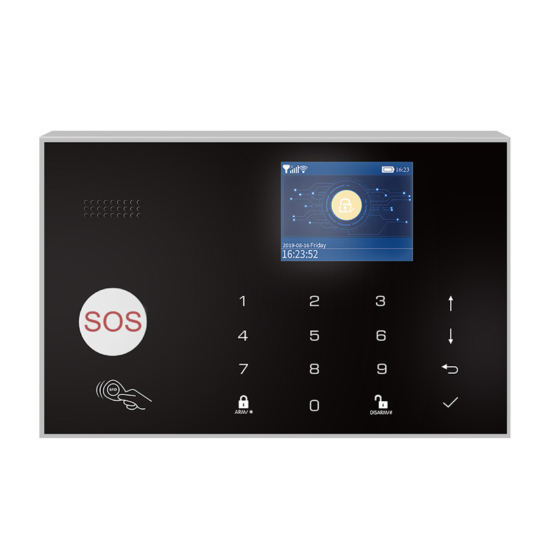 Tuya Intelligent Remote Control Tuya App Dual Network Gsm Alarm System Home Door and Window Wifi Anti-Theft Alarm