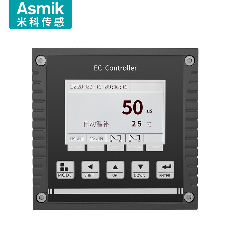 Industrial Conductivity Meter Water Quality Ec Value Detector Conductivity Controller Probe Pure Water Online Conductivity Meter