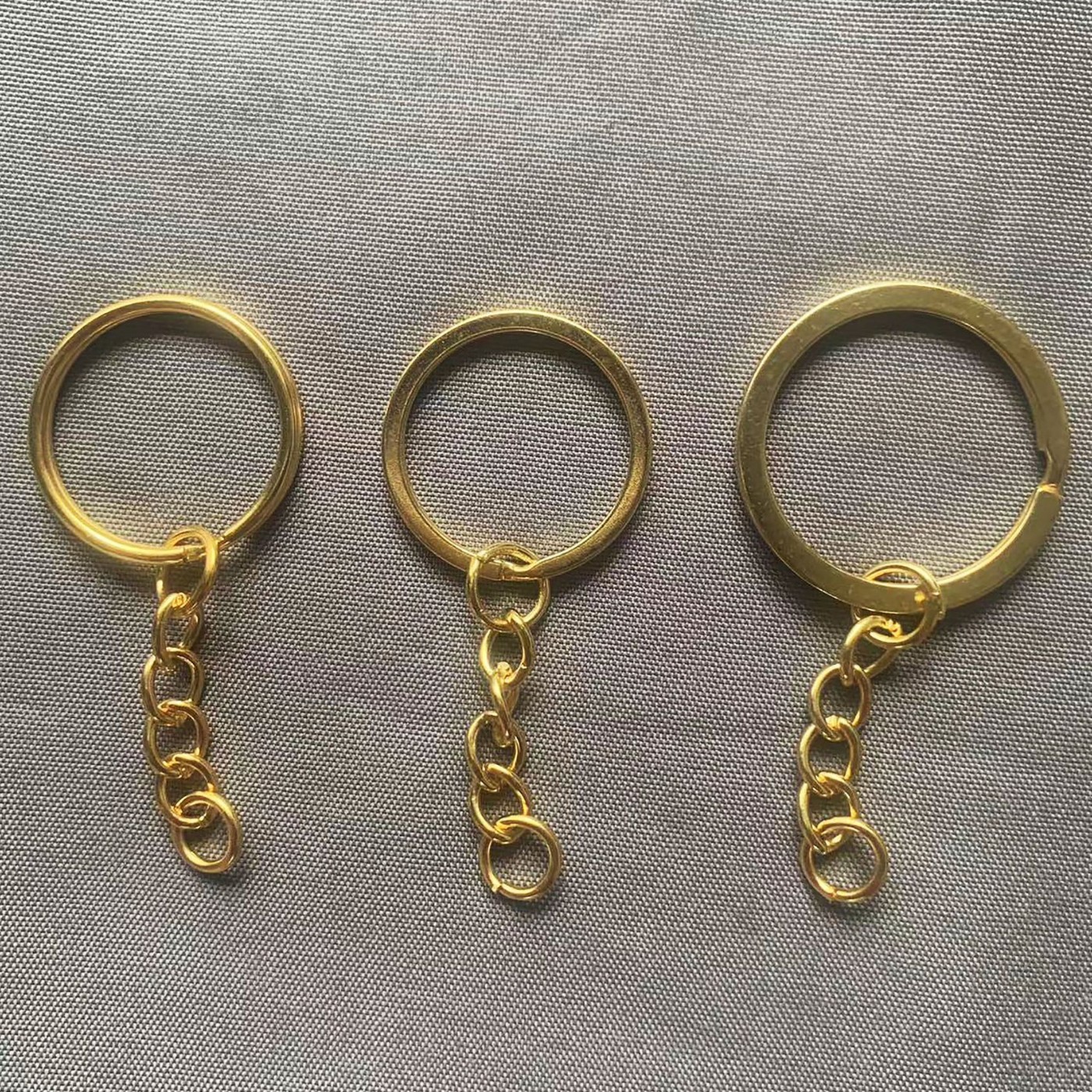 Manufacturer's In-Stock Metal Keychain with Four-Section Chain, Lobster Clasp, Eyelet, DIY Handmade Jewelry Accessories, Metal Accessories