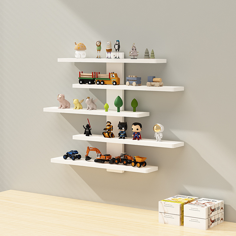 Cross-Border Wall Storage Rack Decoration Small Ornaments Shelf for Dolls Hand-Made Blind Box Wall-Mounted Storage Rack