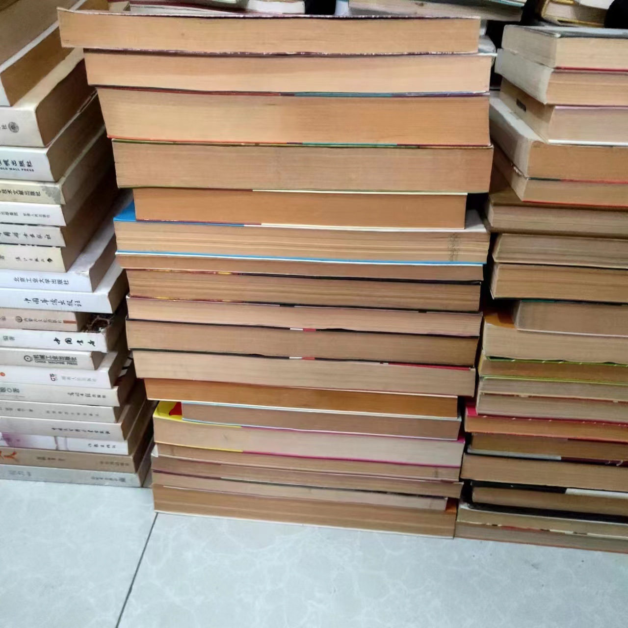 Movie Shooting model room sales department props book old book Second-Hand Book real book Yellow Book bundle wholesale by size