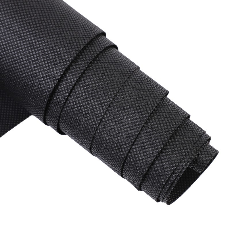 Manufacturer's In-Stock Pp Non-Woven Fabric 80g 100g Weed-Proof Fabric Sofa Base Fabric Flower Box Lining Black Non-Woven Fabric