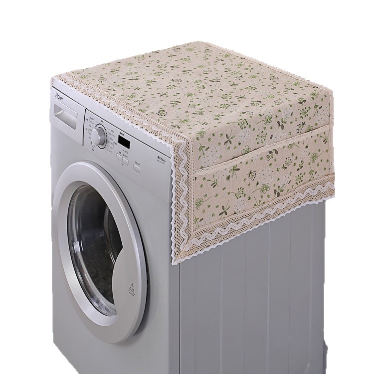Single-Door Double-Door Refrigerator Cover Washing Machine Cover with Built-In Storage Bag Household Appliance Dust Cover Universal Cover