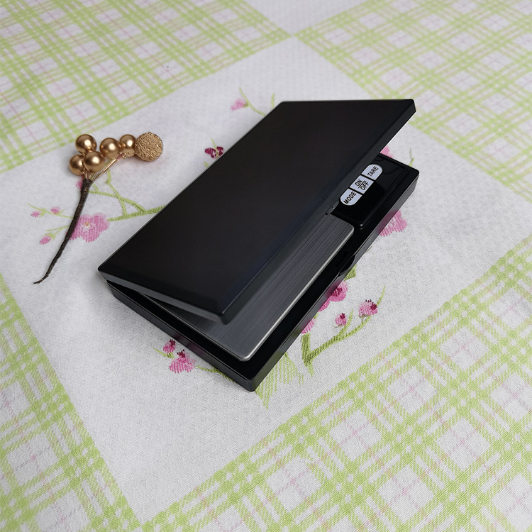 Portable square Flip pocket scale digital display electronic scale miniature jewelry scale mini powder scale 0.01g jewelry scale