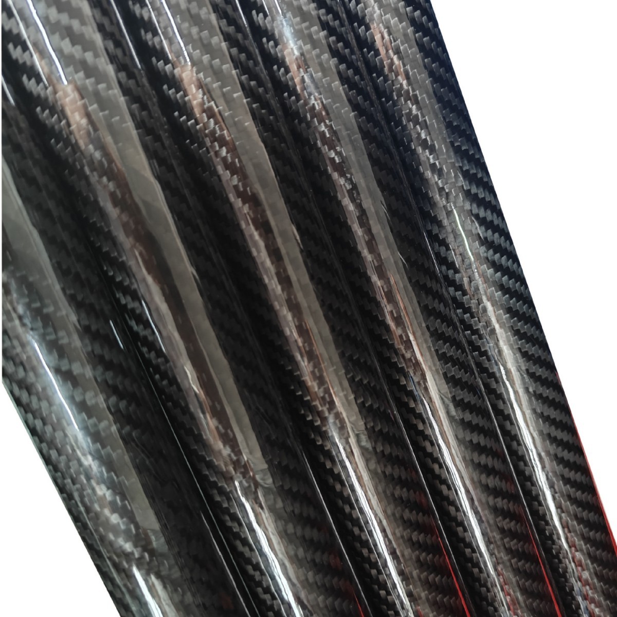 3K Twill Carbon Tube Plain Weave Glossy Matte High Strength Large Diameter Custom Wall Thickness
