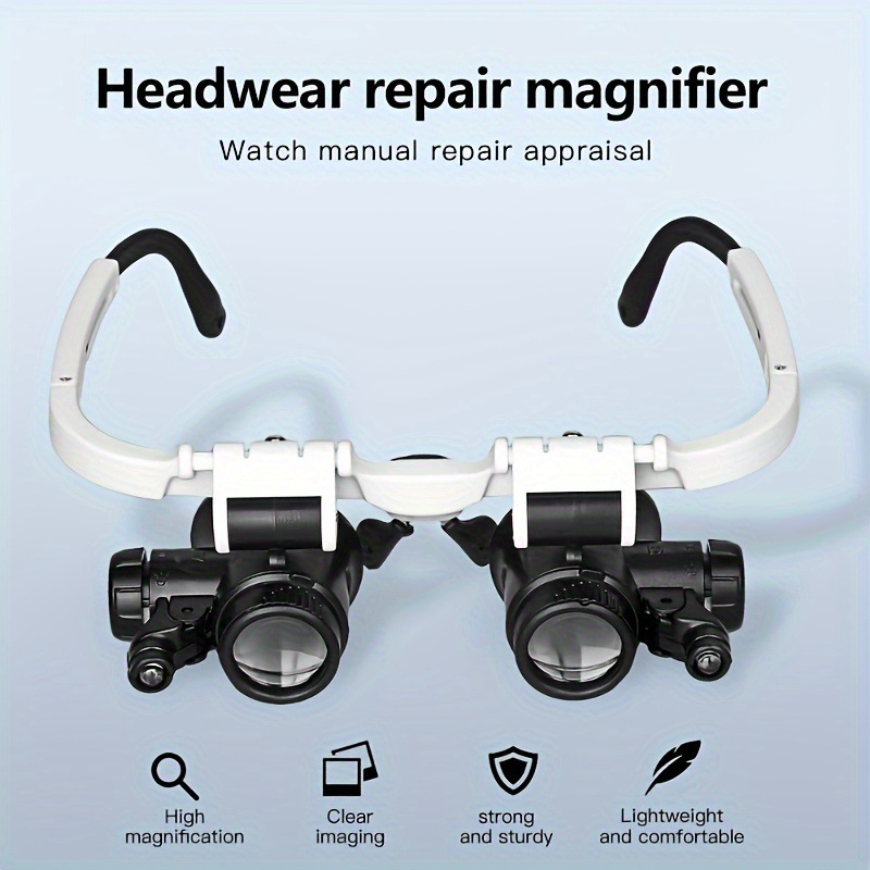 2026 New Cross-Border Dropshipping for Close-Up Work Magnifying Lens Head-Mounted Magnifying Glass