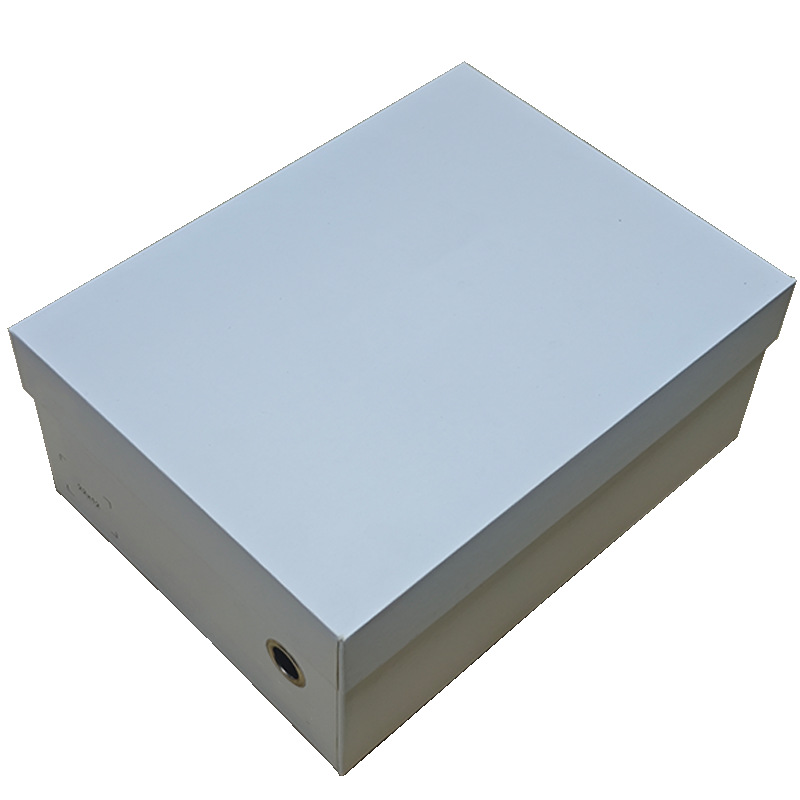 Factory wholesale high-grade shoe box empty box men's and women's shoe box packaging box high-grade white universal shoe box custom logo