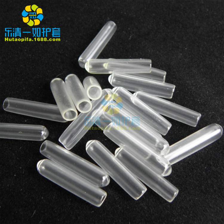 Прозрачный ПВХ кожух резиновая оболочка 1.3-4.5мм прозрачная металлическая крышка резиновая головка огнеупорный конец