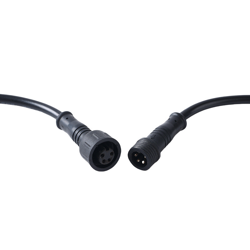 Wow Customized 0.5Dc Head Waterproof Plug Car Led Rainproof Dc Cable 2/3/4 Core Socket