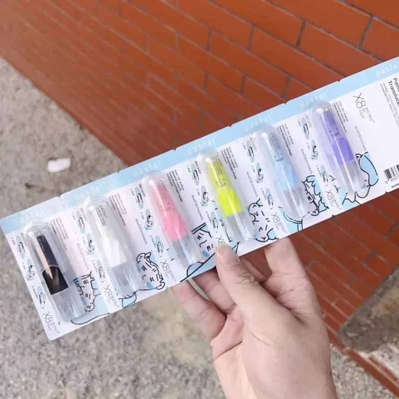 Thai Pastel Smiling Face Eight Immortals Mint Nasal Stick Cooling Nasal Congestion Nasal Artifact Driving Nasal Inhalation to Refresh the Mind