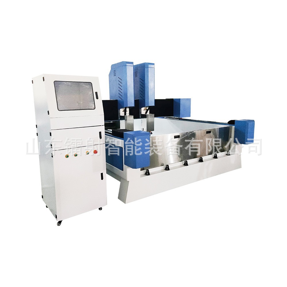 Factory Direct Supply of Non-Standard Special-Shaped 1825 Double-Head Independent Heavy-Duty Stone Engraving Machine Relief Background Wall Engraving Machine