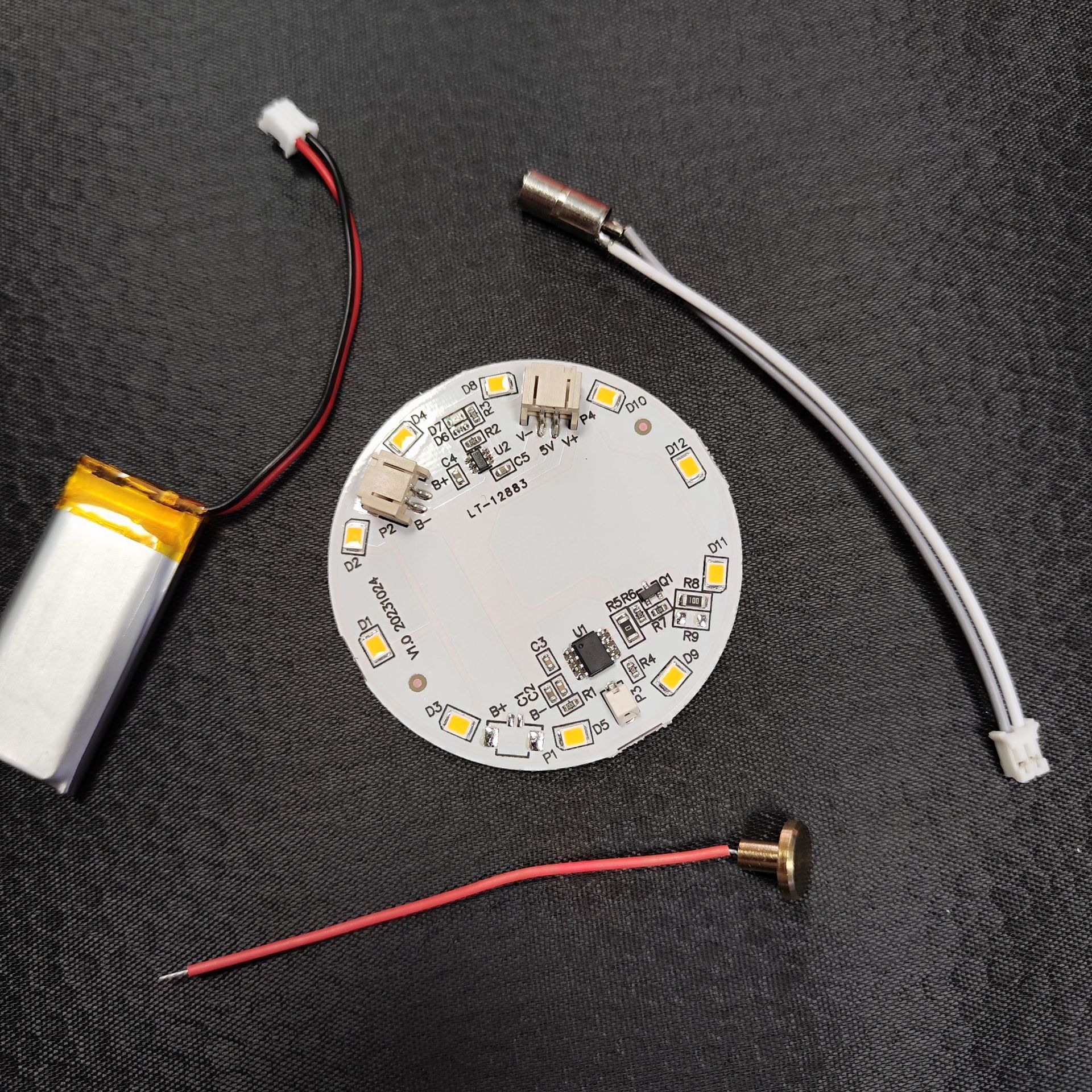 Photo Frame night light led light painting charging touch electrodeless dimming control panel table lamp wood carving lamp circuit board