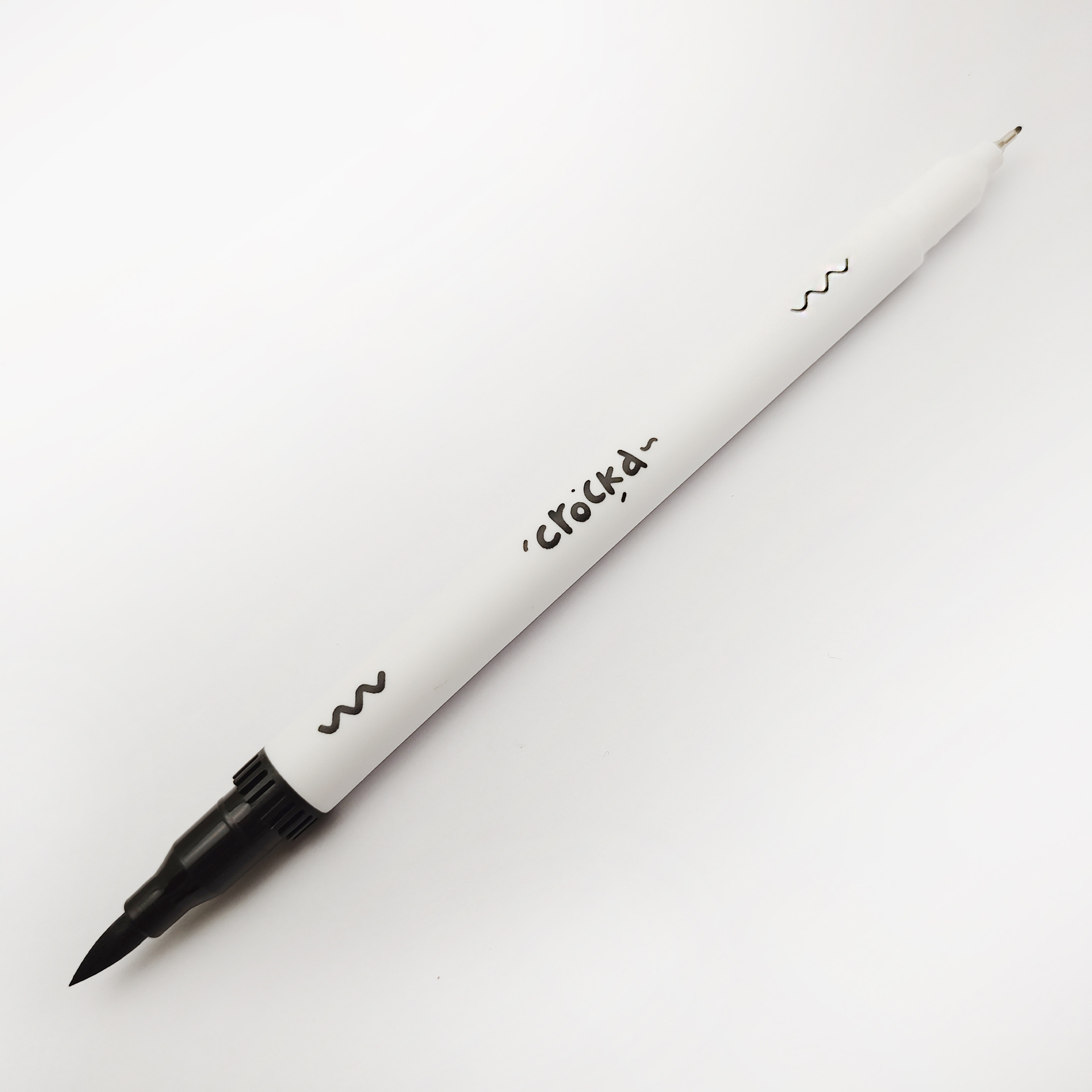 Double Head Brush Pen Needle Pen Black Washable Soft Head Watercolor Needle Pen Painting Soft Head Brush Pen Line Carving Pen