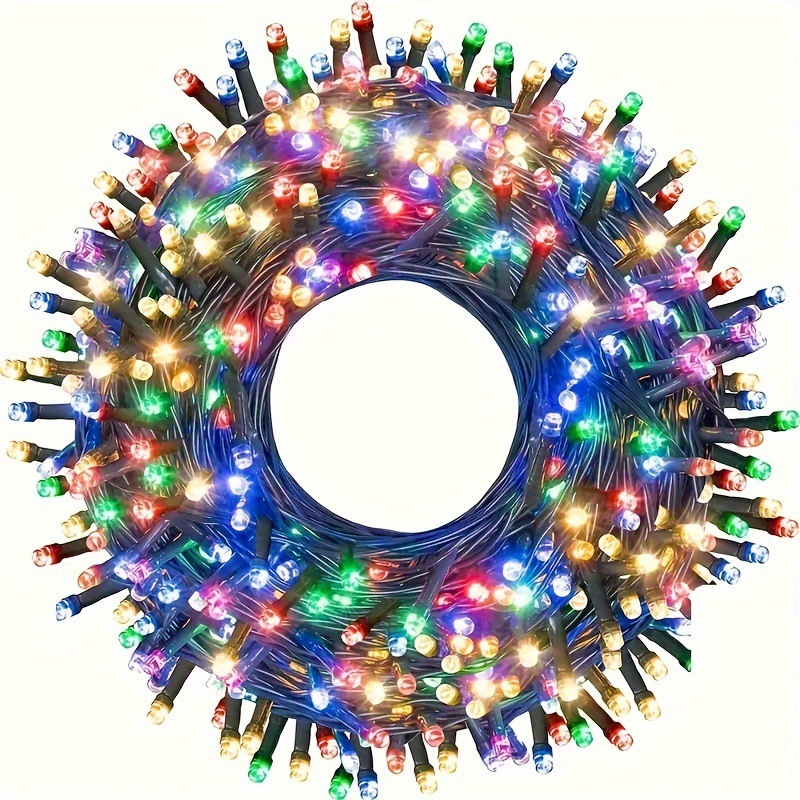2026 New Cross-Border Dropshipping 1 Pack of 98 Feet 300 Led Multicolor Christmas Light String