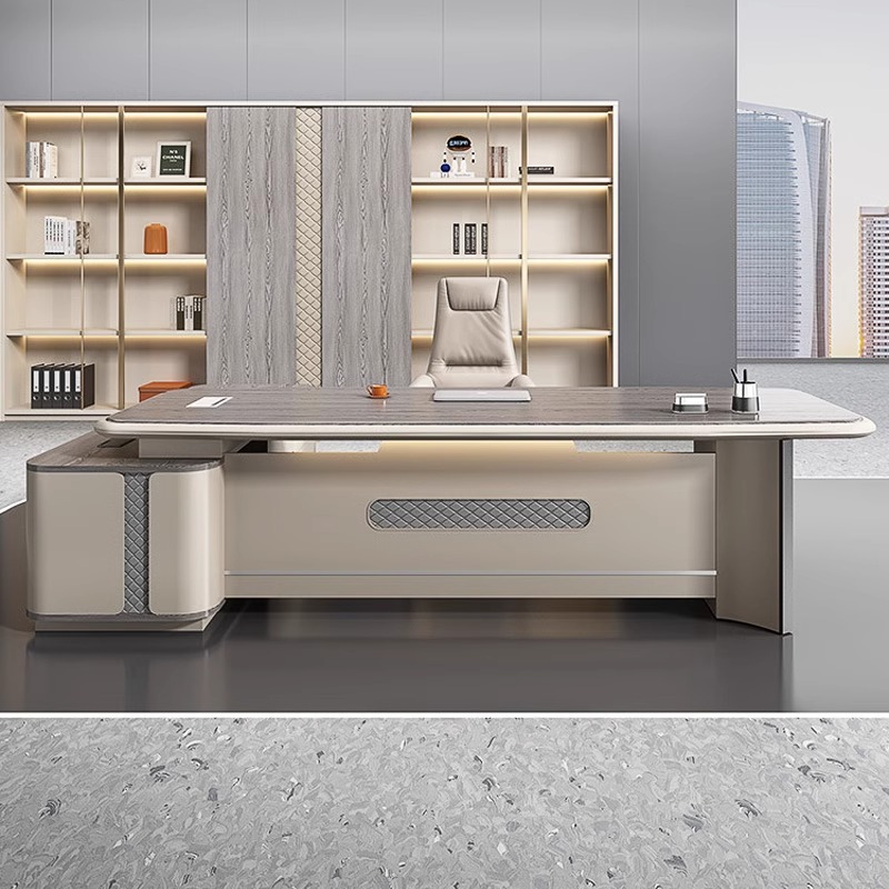 Boss Table Office Desk Simple Modern President Manager Table Supervisor Table Chair Combination Light Luxury Office Furniture