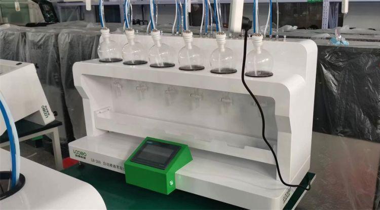 Автоматический инструмент для экстракции жидкости-Жидкость Lubo Lb-200, шаги для обнаружения анионов в питьевой воде