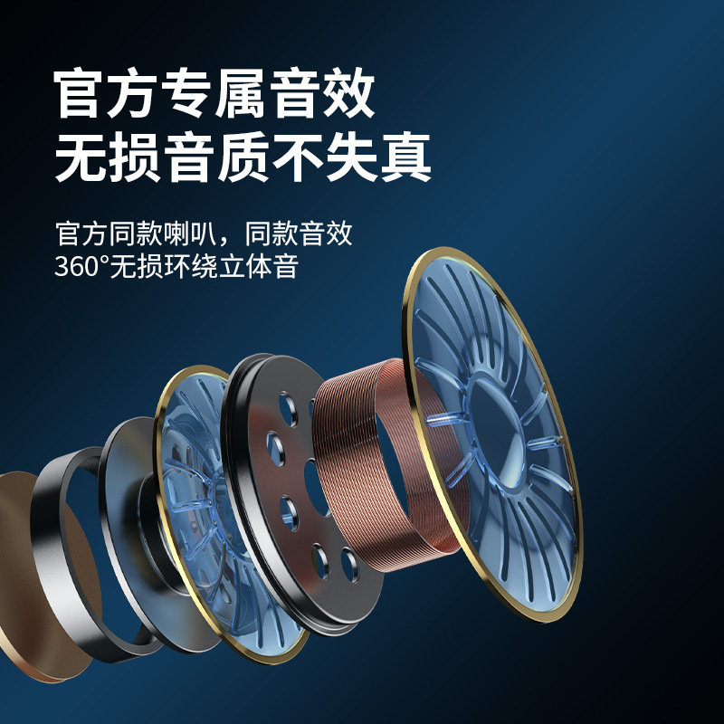 High-End K07 Headphones with Crystal Box 3.5mm Suitable for Apple Huawei Android Direct Plug Wired In-Ear Crystal Box