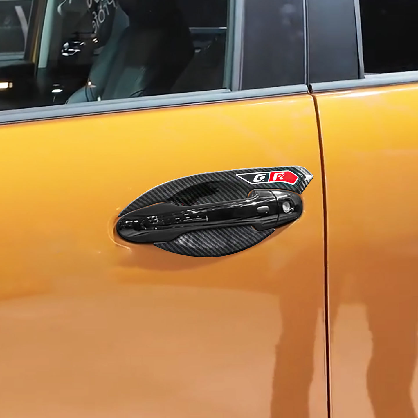 Suitable for 15-26 Models of Toyota Hilux Door Handle Protection Stickers, Door Handle Decoration, Anti-Scratch