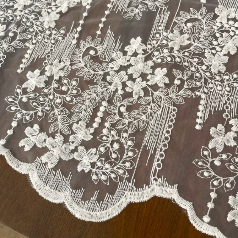 Новое водорастворимое хлопковое сетчатое вышивальное полотно, оптовая продажа, детская одежда, кружевная ткань для платья