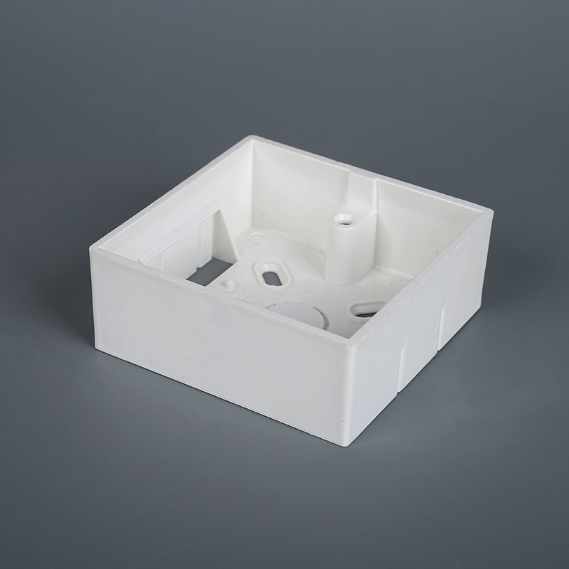 Type 86 Surface-Mounted Pvc Junction Box Switch Box Universal Thickened Bottom Box Surface-Mounted Box Switch Socket Outlet Box