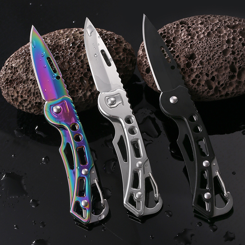 Многофункциональный складной нож из нержавеющей стали на ключах для кемпинга мини-эксклюзивный нож портативный фруктовый нож