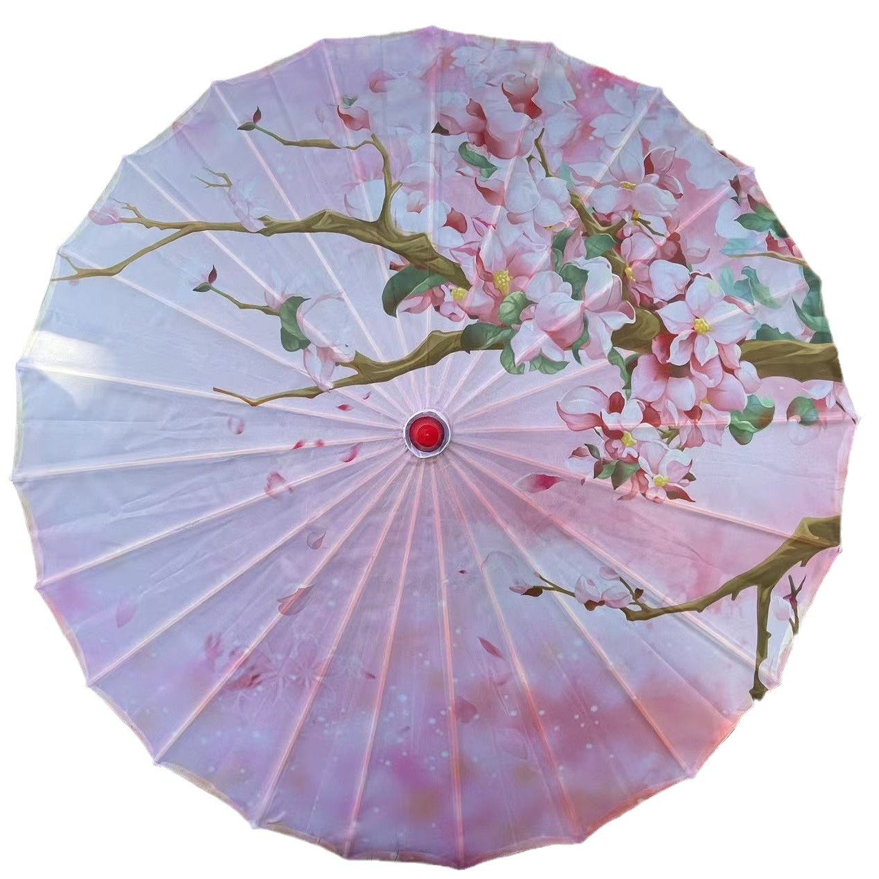 Ancient Style Oil Paper Umbrella Elegant Ink Chinese Style Performance Retro Ceiling Decoration Photography Flat Head Craft Umbrella Classical