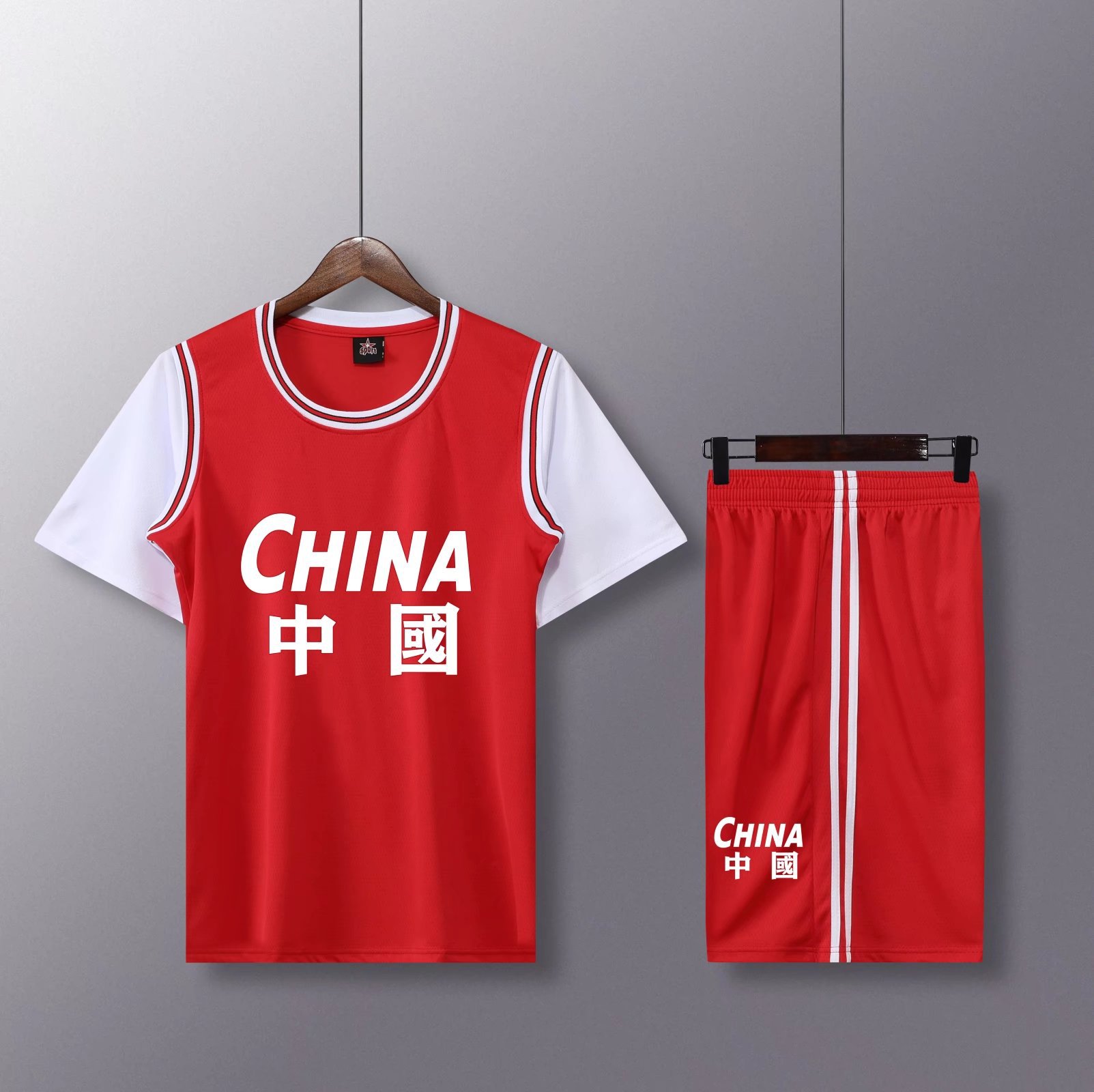 JCN03 Фальшивый двухкомпонентный комплект для детей и взрослых баскетбольный комплект для детского сада выступления конкурсный комплект 3XS-5XL