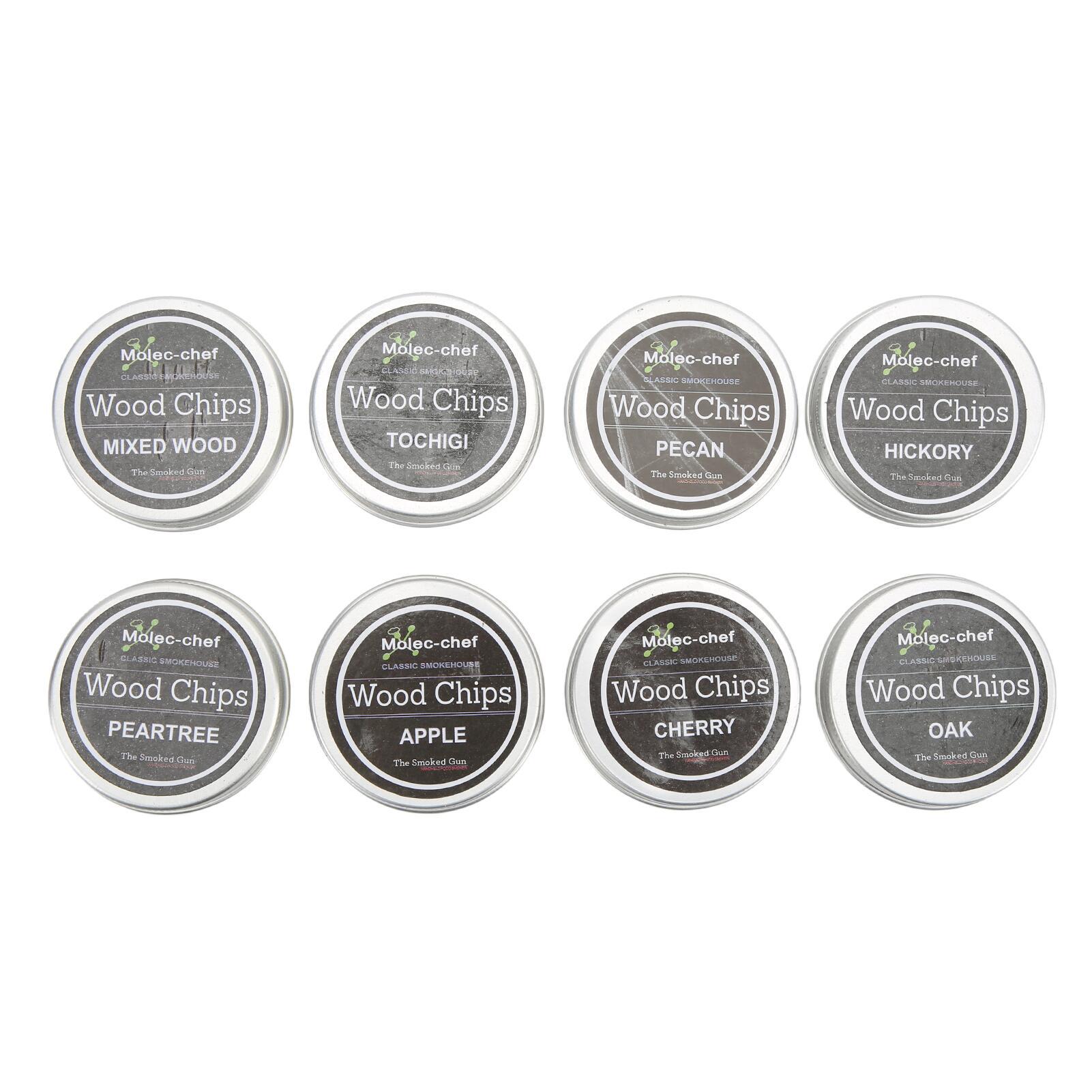 Лучшие продажи на Amazon, копченые древесные чипсы для коктейлей, различные копченые чипсы в алюминиевой коробке