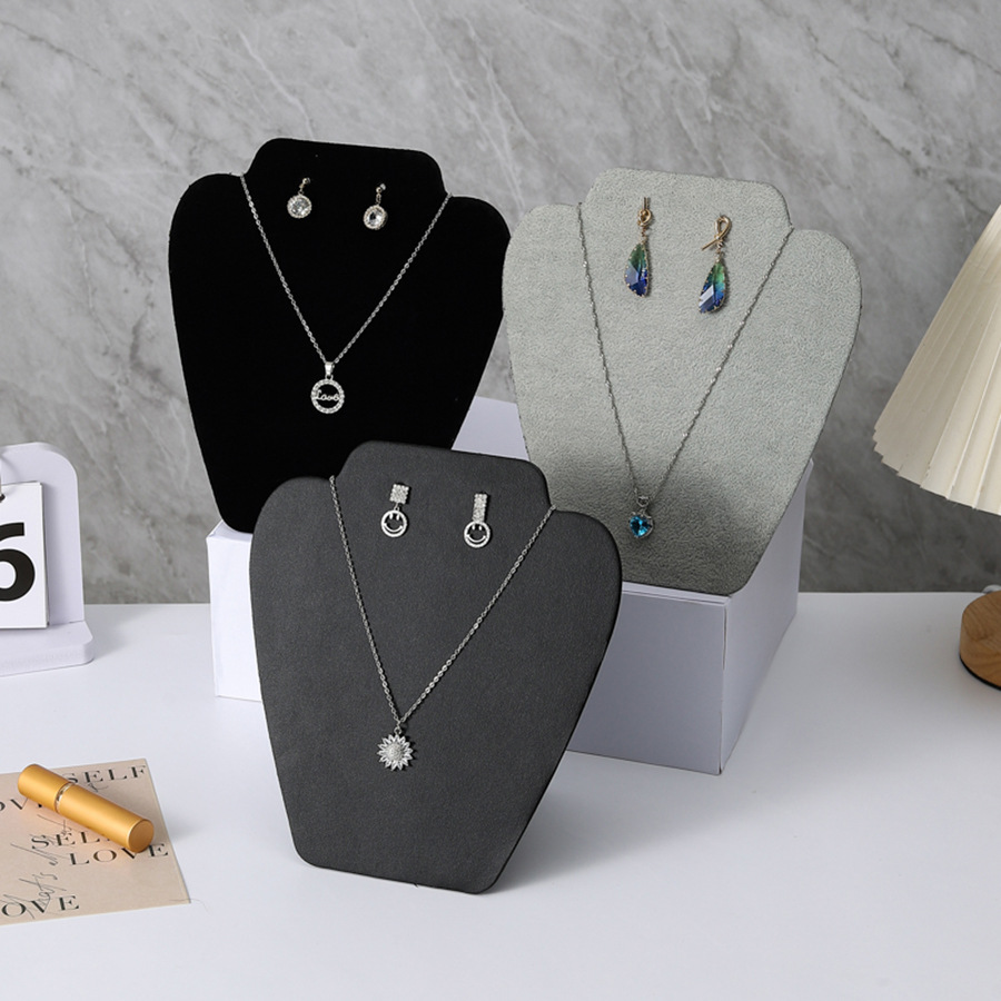 Folding necklace bracelet display rack jewelry rack jewelry display storage necklace board jewelry props earrings ring