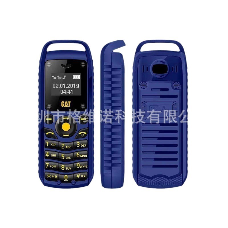 Hot-Selling Gat B25 Cross-Border Dual Sim Phone with Button Design, Mini Small Phone with Earhook Earphones, Multi-Language Support