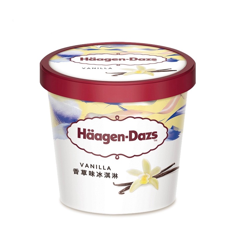 French Haagenida Si Ice Cream Haage Dazs Cookie Vanilla Strawberry Matcha Ice Cream Cup Wholesale