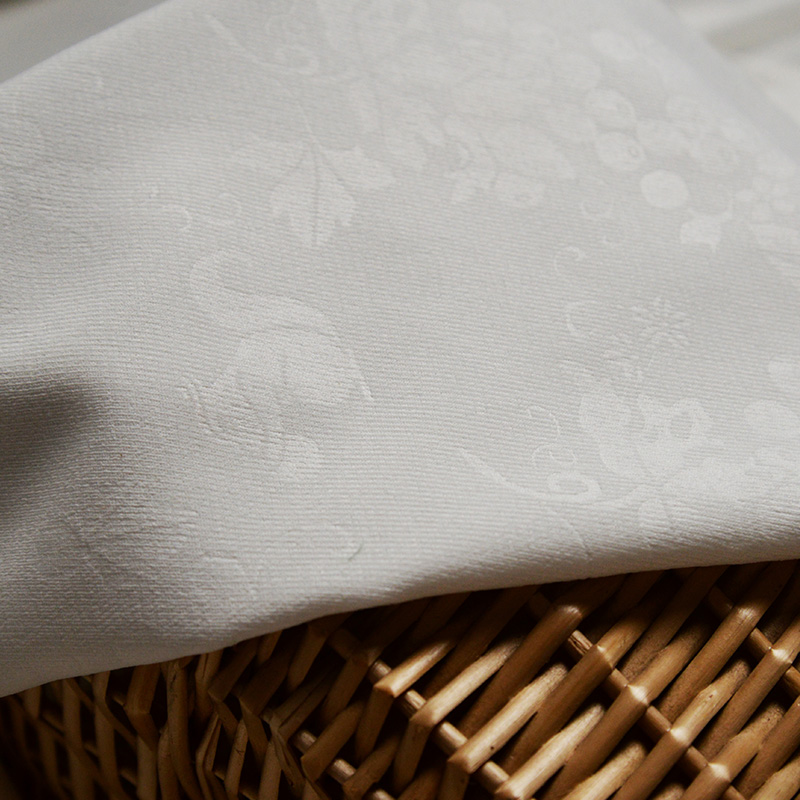 Autumn and Winter Squirrel Grape Thick Dark Pattern Embossed Twill Brushed Ming Dynasty Han Dynasty Cloth Fabric Jade Cat Xiaoge Special Grade