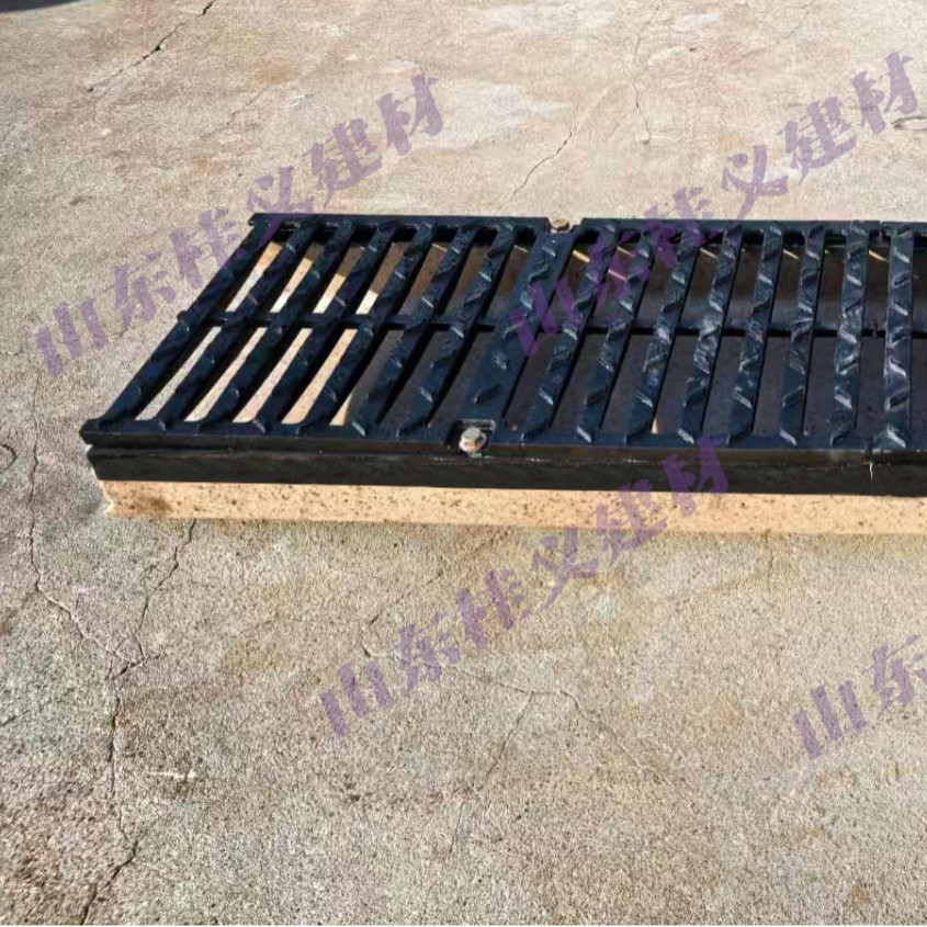 Bridge-Specific Finished Resin Concrete Drainage Ditch Manufacturer U-Shaped Drainage Ditch Municipal Use New Drainage Ditch