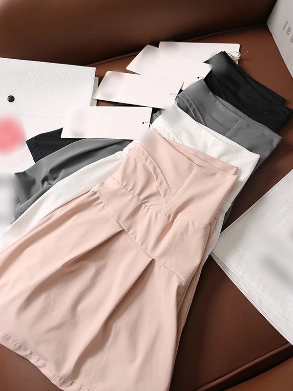 Lu's Same High-Waisted Anti-Exposure Sports Skirt Pants Tennis Skirt Sports Short Skirt Pants Half Skirt Pants Wholesale