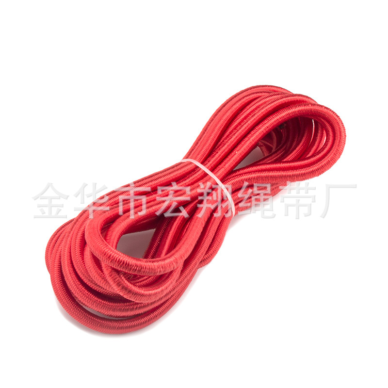 Imported latex silk color round elastic rope elastic rope high elastic round elastic band elastic rope