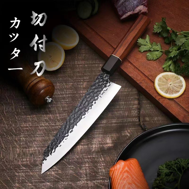 Hot selling Japanese kitchen knife chef knife cooking knife sharp kitchen knife slicing knife fish sashimi knife cutting knife Sande knife