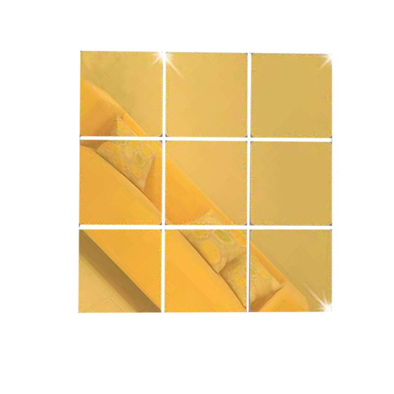 Factory Hd Mirror Stickers Self-Adhesive Mirror Acrylic Stickers Bathroom Home Soft Mirror Dressing Mirror Wall Stickers Wholesale