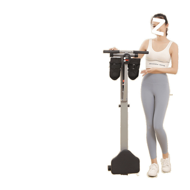 Hydraulic Resistance Rowing Machine, Foldable Hydraulic Water Resistance Rowing Machine, Simple Rowing Machine, Indoor Household Small Fitness Equipment