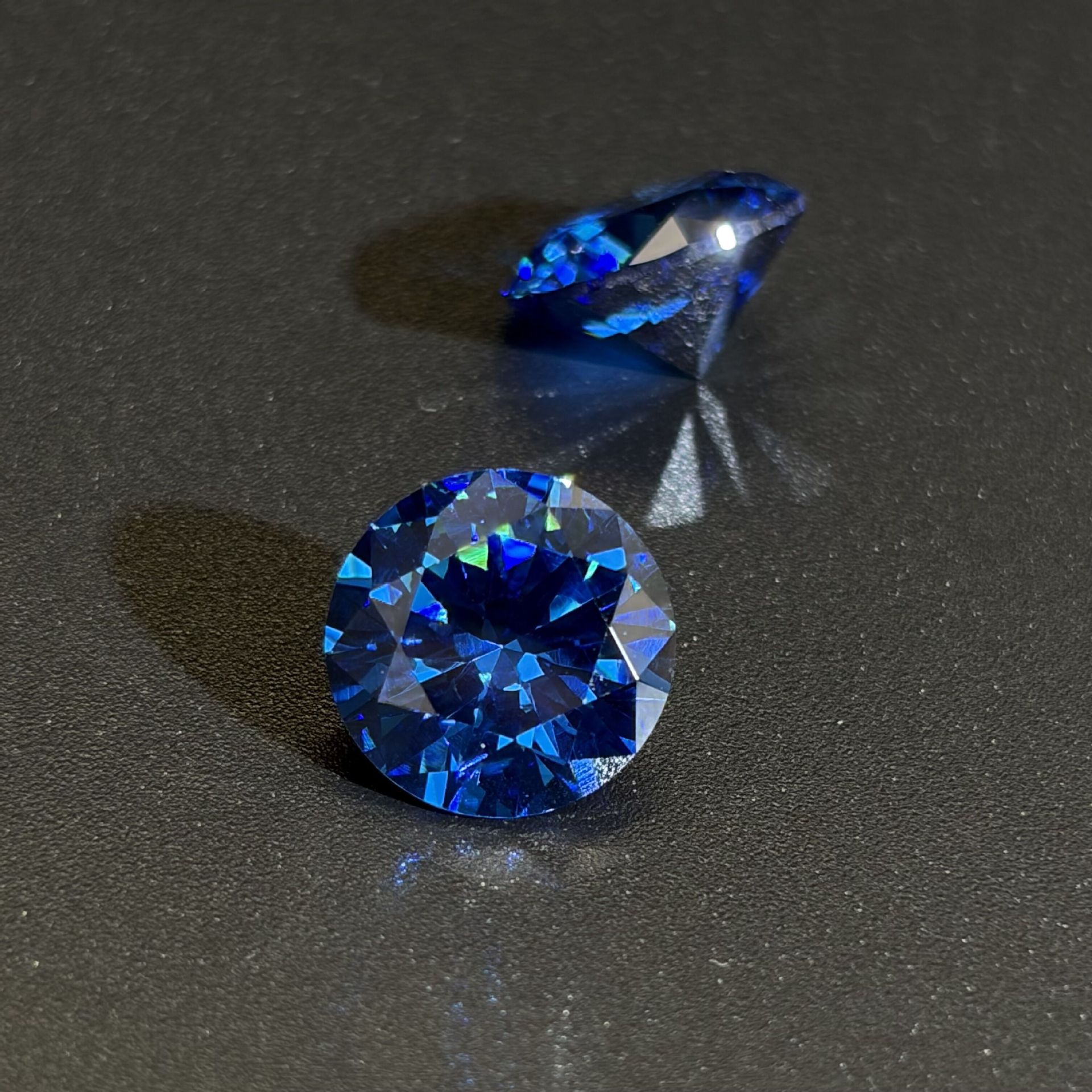 Eight Hearts Eight Arrows Colorful Round 3-10mm Cubic Zirconia Loose Stones Wholesale in Stock Jewelry/Inlay