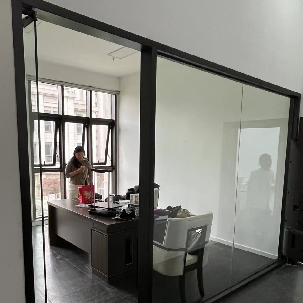 Chongqing Stainless Steel Glass Partitions Stainless Steel Glass Doors Custom Glass Walls