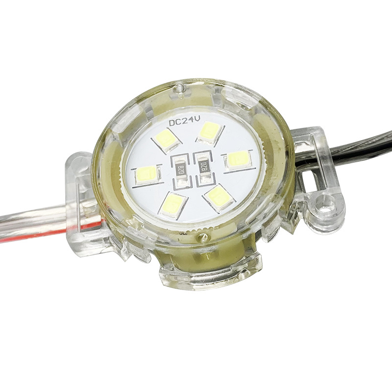 3cm LED point light source plaque advertising door signboard horse running light pixel light outdoor waterproof light building lighting