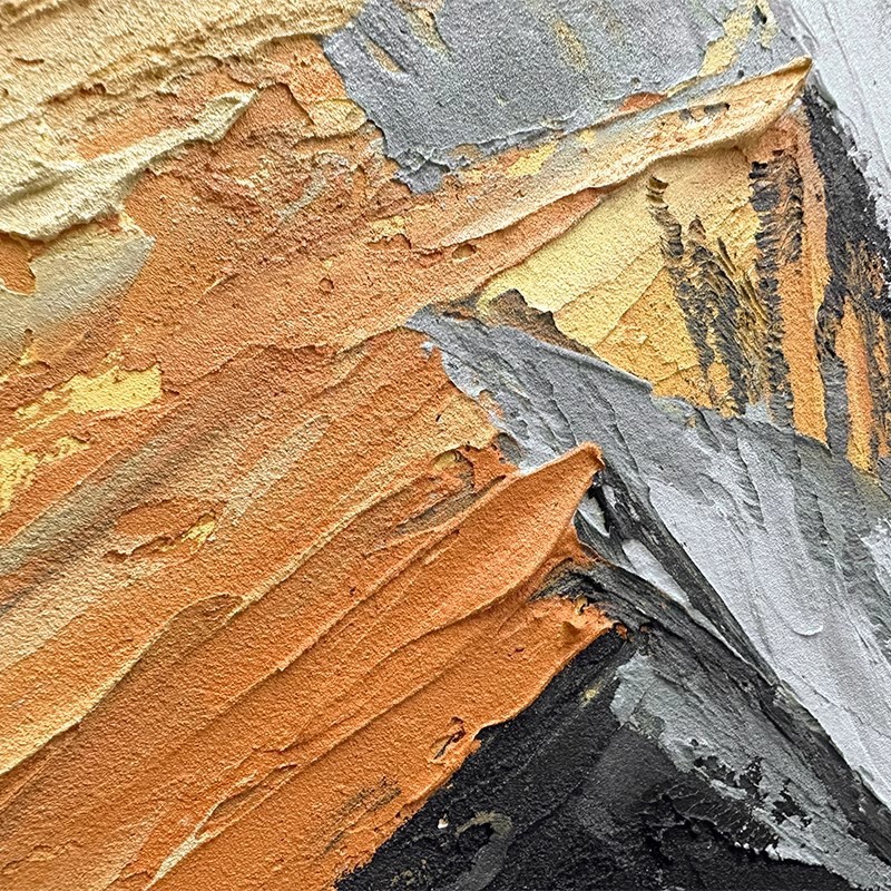 Hand-painted oil painting backed by Jinshan living room texture painting modern simple corridor porch decorative painting large mural