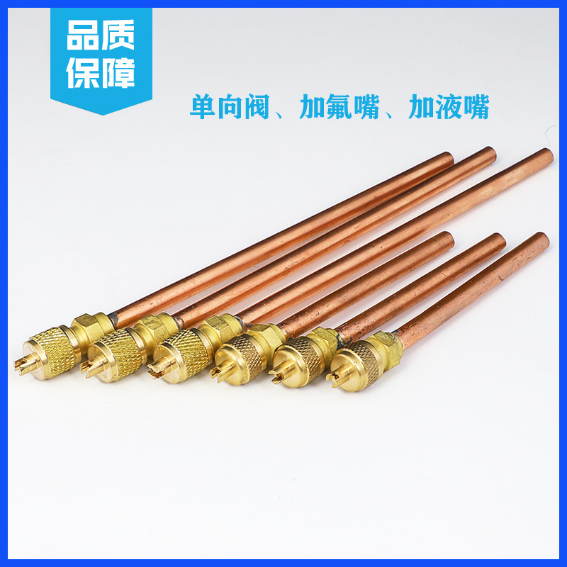Refrigerator One-Way Valve, Fluoride Nozzle, Liquid Nozzle, Refrigerator Quick Connector Needle Valve, Fluoride Quick Connector Filling Valve
