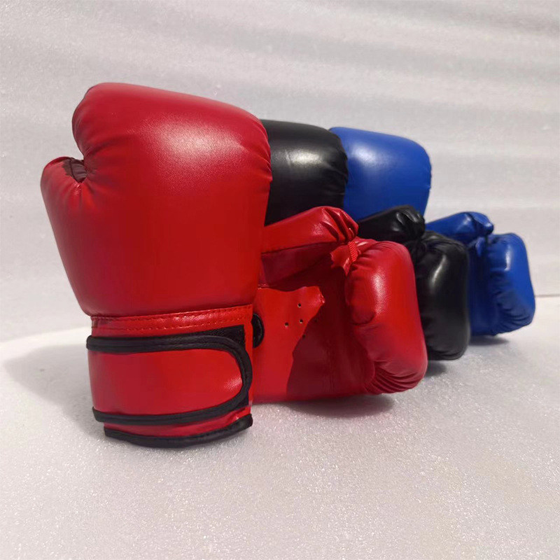 Boxing Gloves Kidsren's Sanda Fighting Training Thickeneded Boxing Gloves Martial Arts Fitness Sports Full Finger Gloves Boxing Supplies