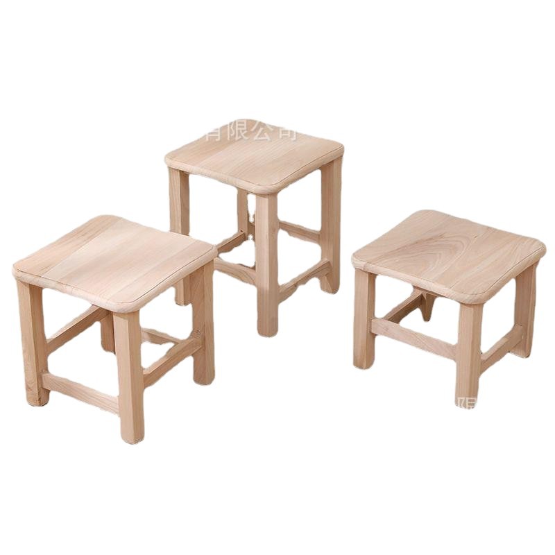 in stock Solid Wooden Stool Storage Small Stool Bedside Cabinet Stool Storage Stool Nordic Style Shoe Changing Stool Household Small Stool