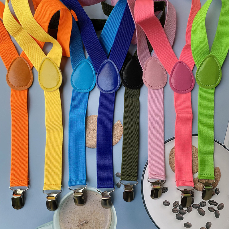 British Strap Unisex Joker 2.5cm Strap Y-shaped Pants Elapsed Strap Pants Strap Clip Suspender Strap