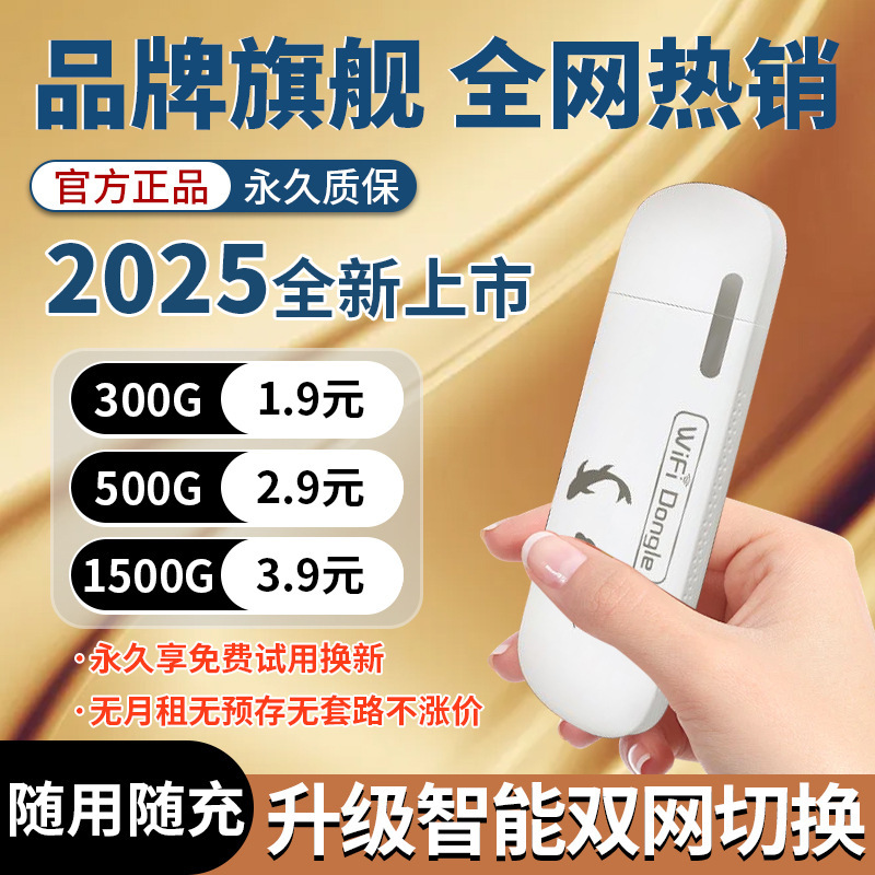 Portable Wifi Mobile Wireless Network 4/5g with Card-Free Network Card Three-Network Portable Car Router Fiber Optic